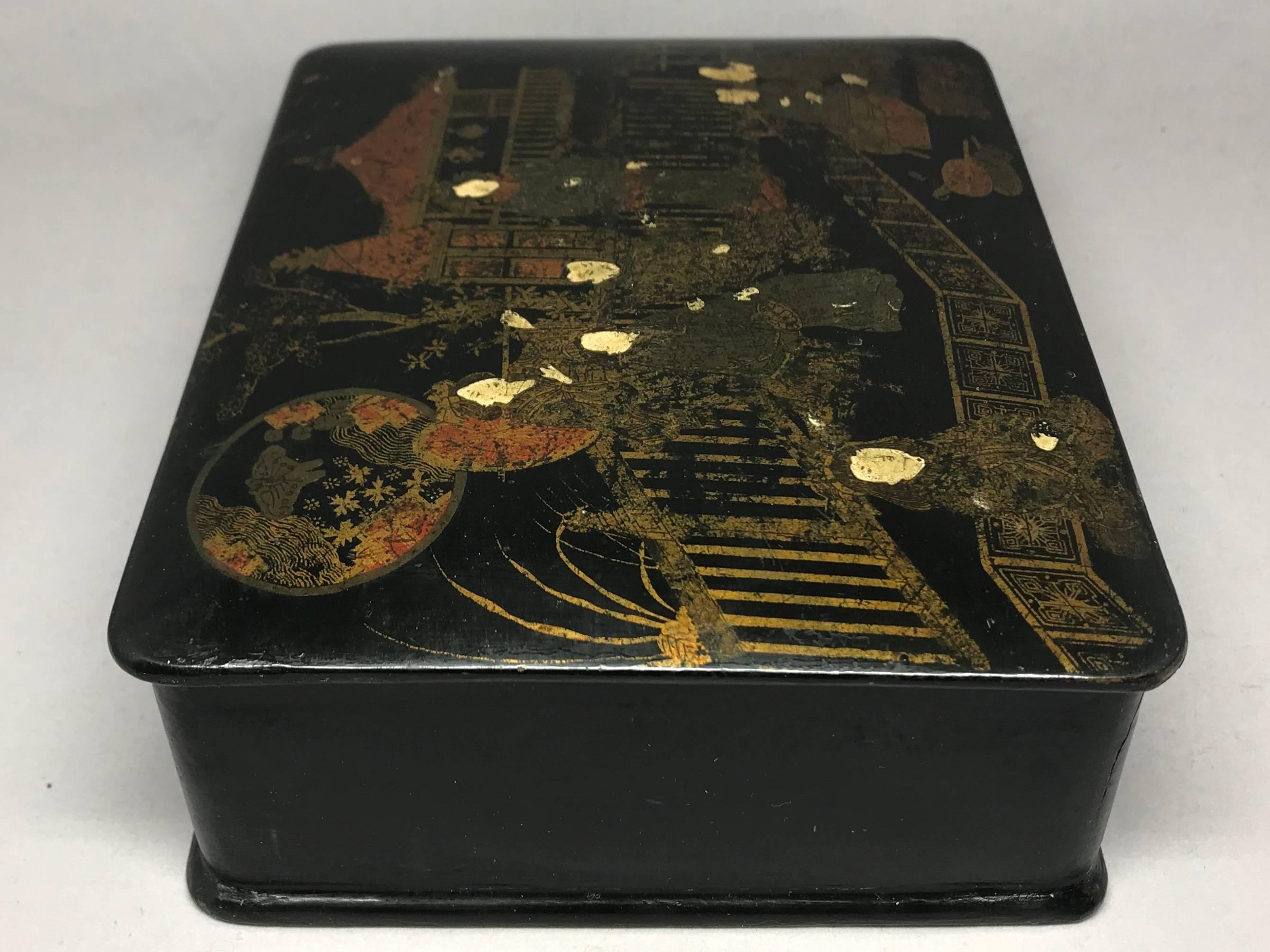 japanned box
