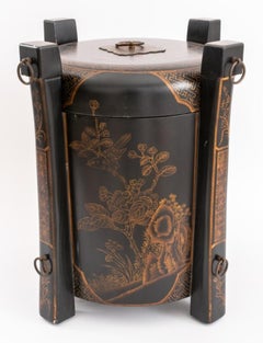 Japanned Cylindrical Vessel