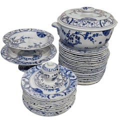 "Japon" or "Monet" Creil & Montereau Service, 106 Pieces