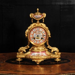 Japy Freres Ormolu and Sevres Porcelain Clock