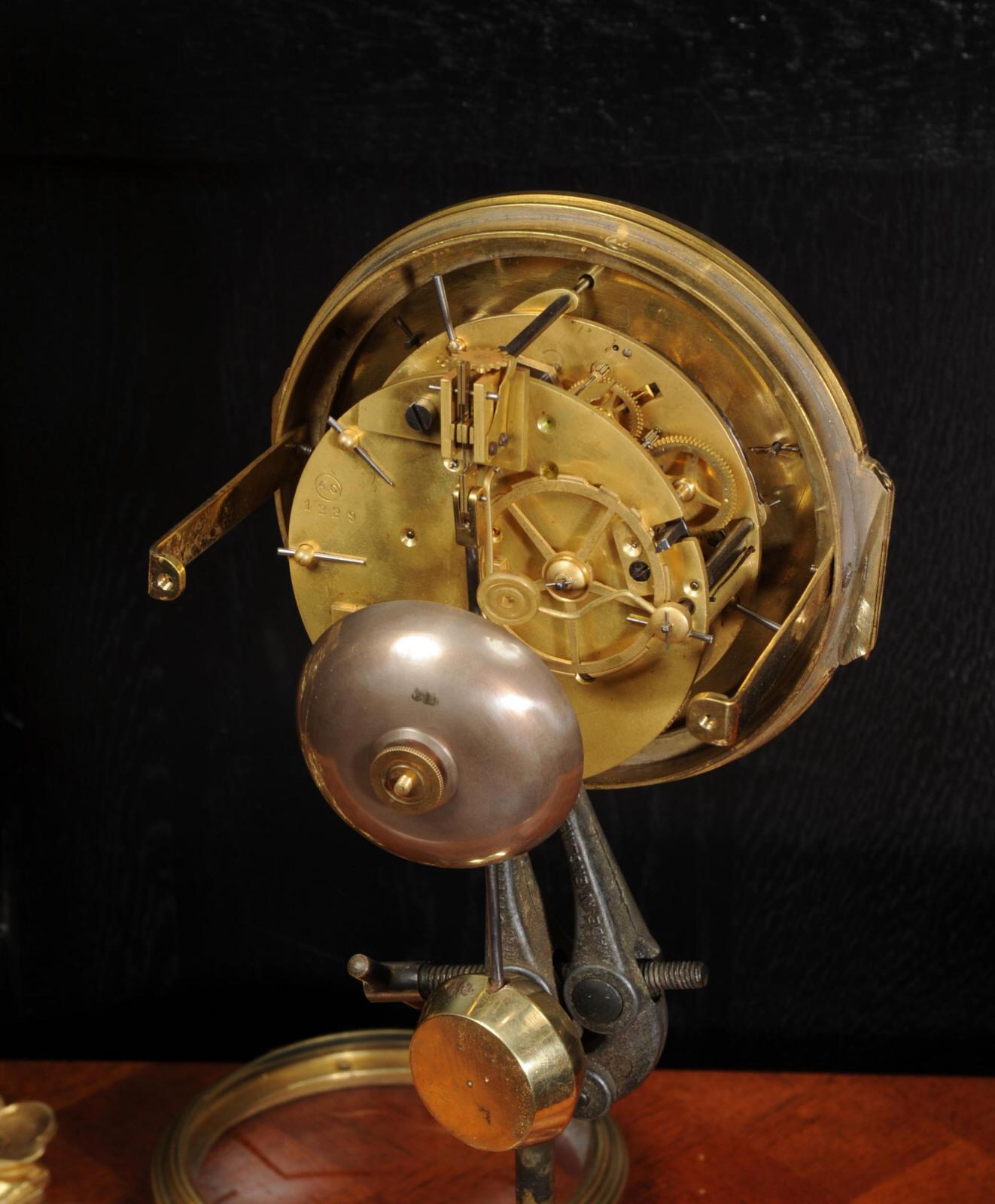 Japy Freres Ormolu Rococo Antique French Clock 10