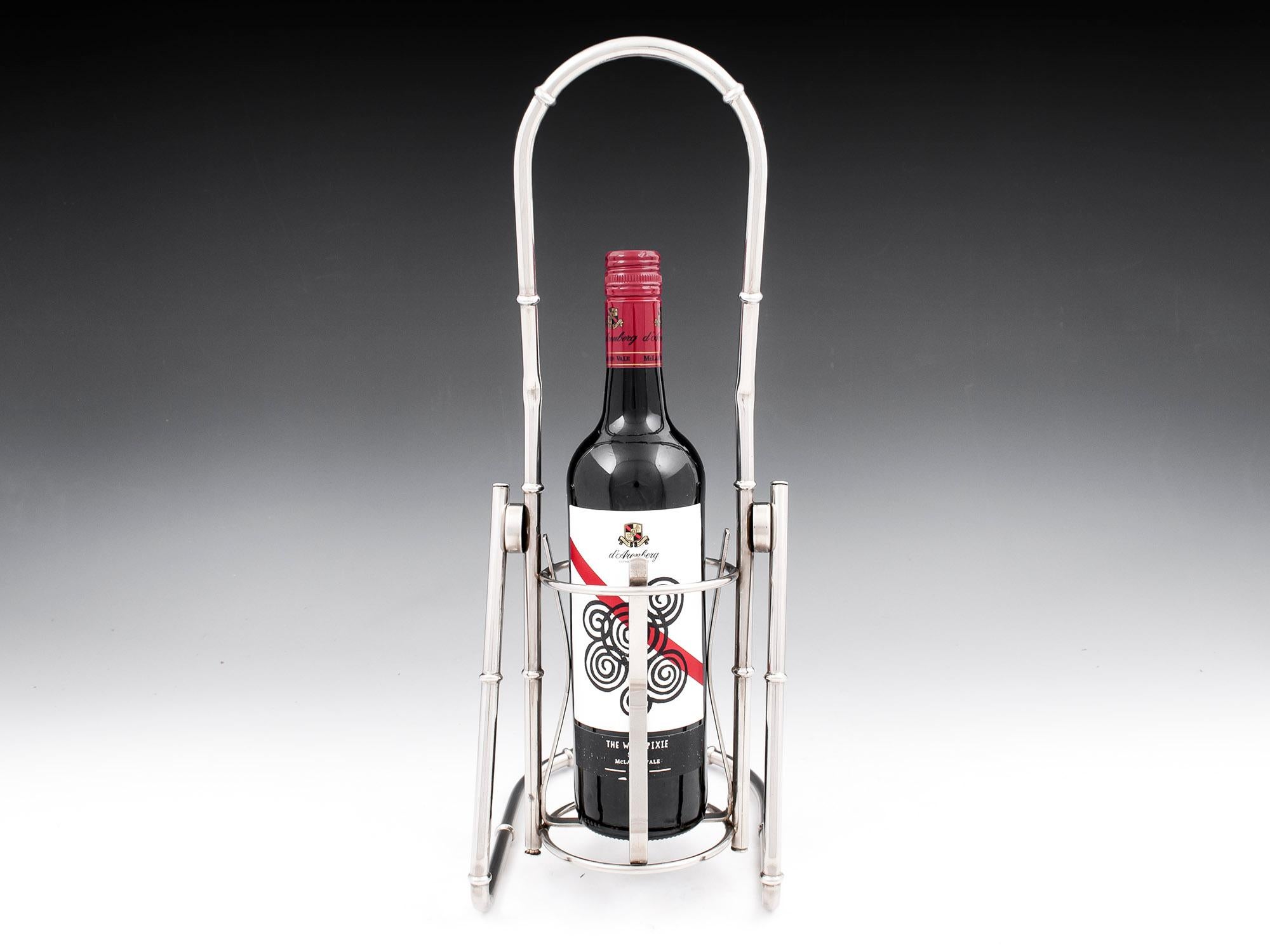 French Art Deco Jacques Adnet Wine Pourer For Sale