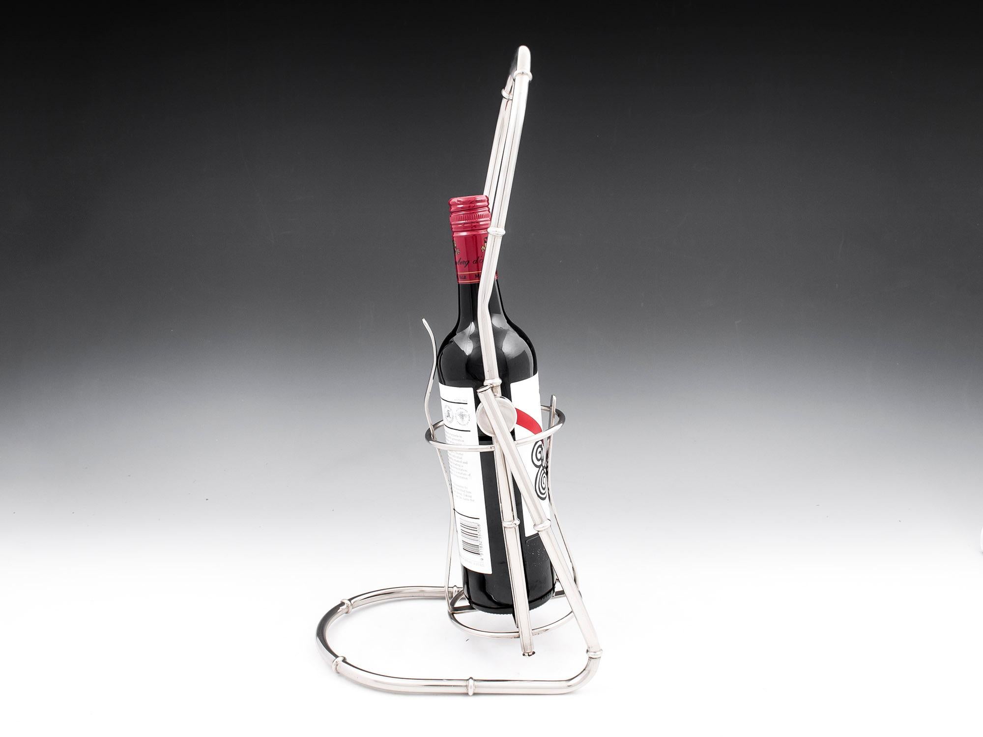 Art Deco Jacques Adnet Wine Pourer In Good Condition For Sale In Northampton, United Kingdom