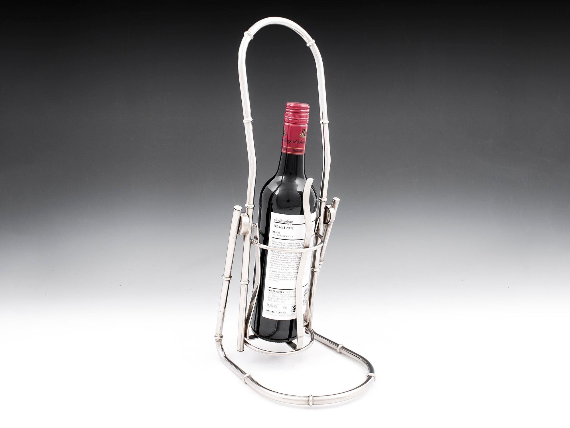 20th Century Art Deco Jacques Adnet Wine Pourer For Sale