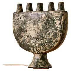 Jaques Blin Ceramic Glazed Vessel c. 1960