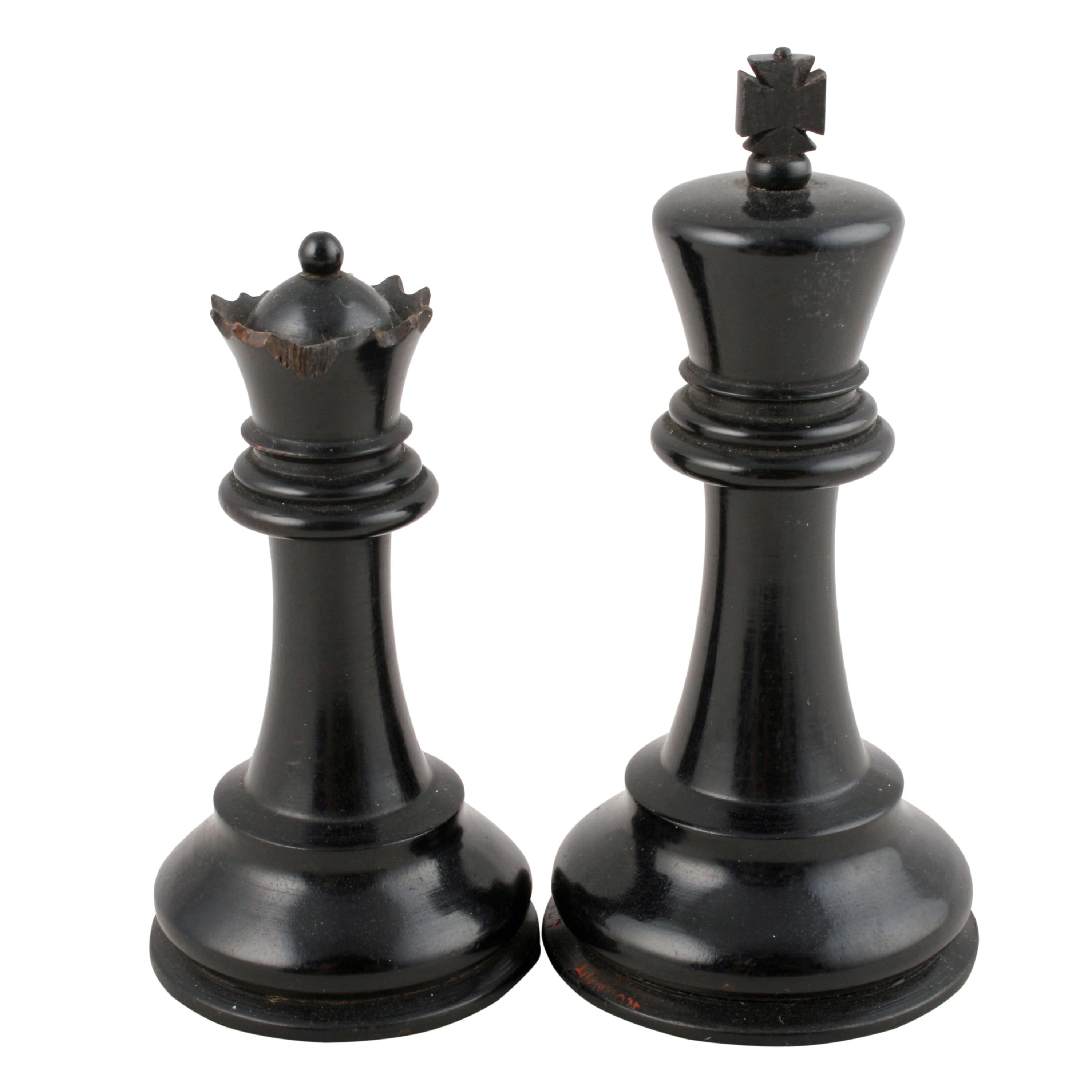 Jaques & Son 'The Staunton Chessmen' (Ebonisiert) im Angebot