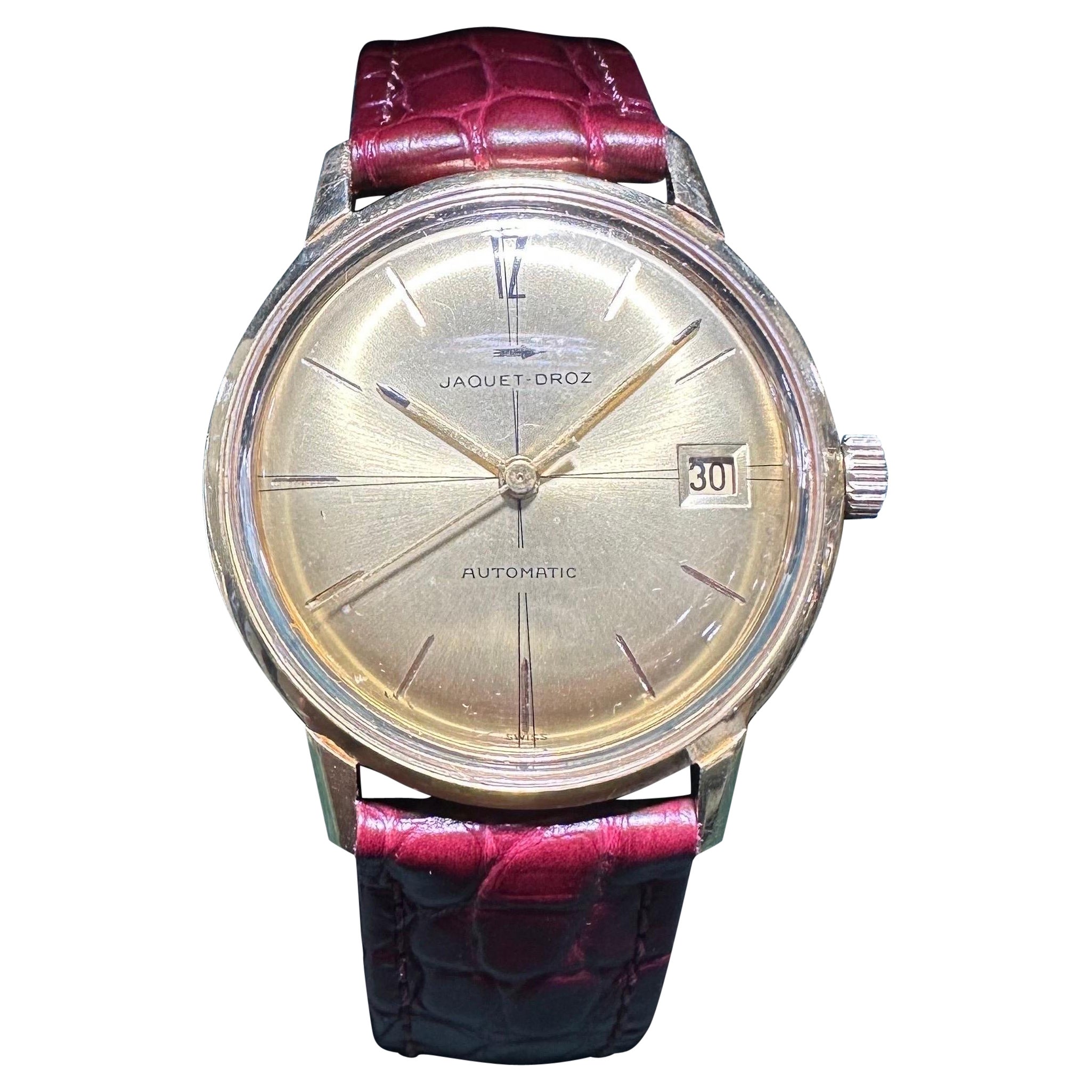 A Jaquet Droz 18 kt Automatic 1970