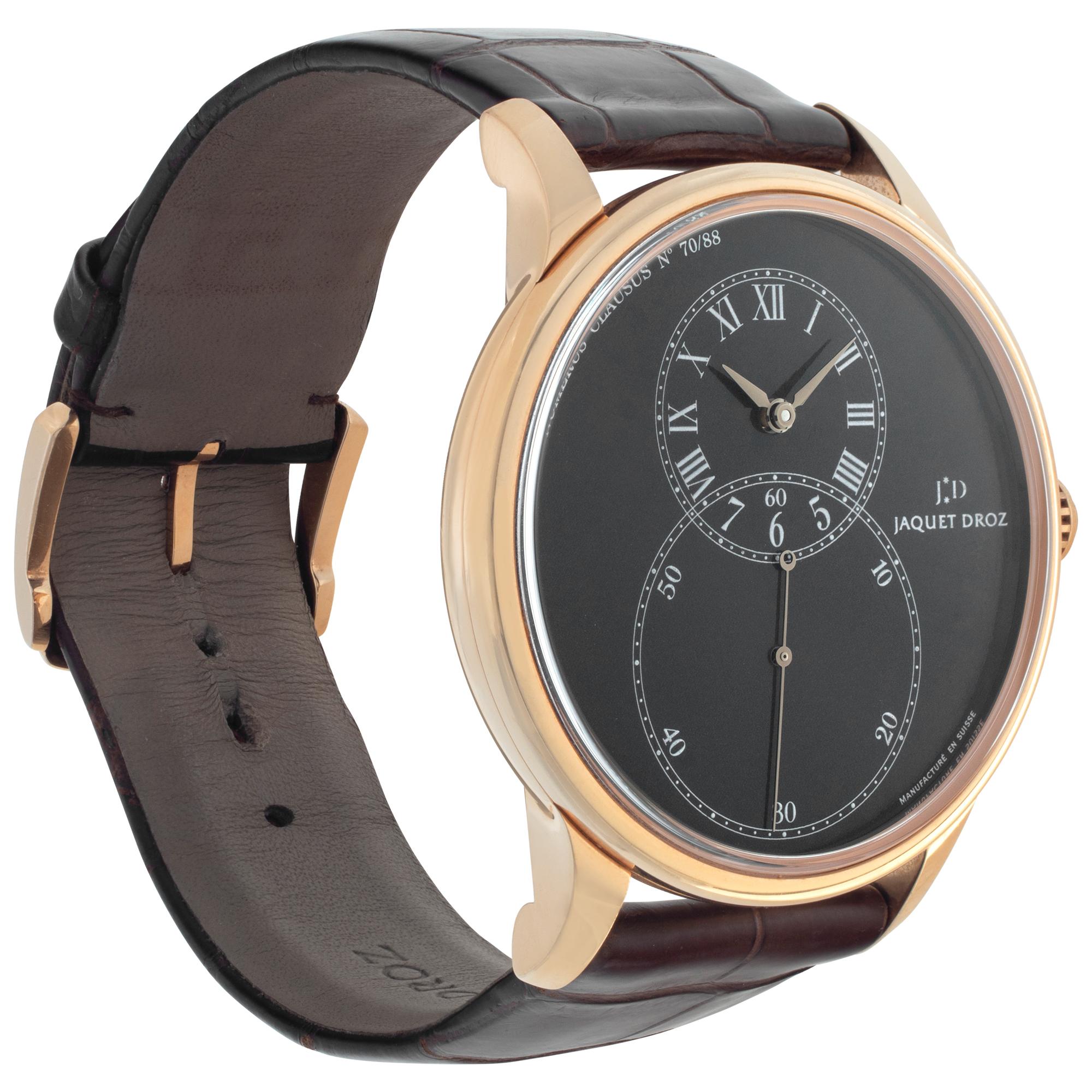 jaquet droz numerus clausus