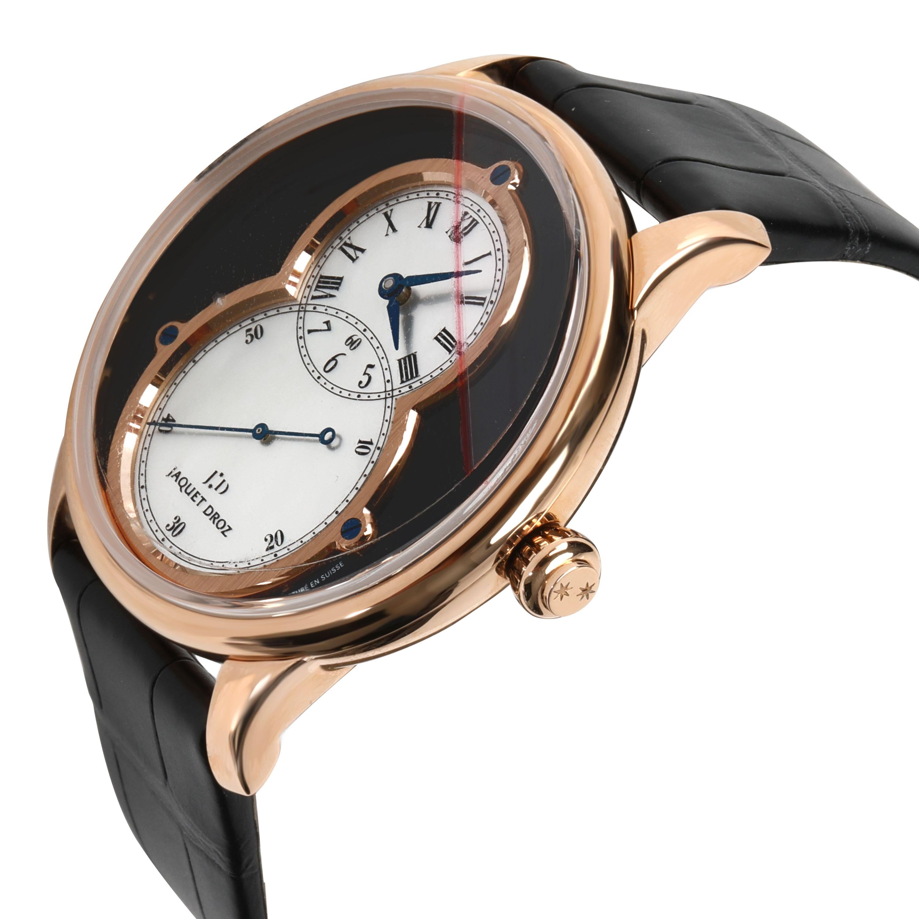 Jaquet Droz Grande Seconde J003033342 Men's Watch in 18kt Rose Gold In Excellent Condition In New York, NY