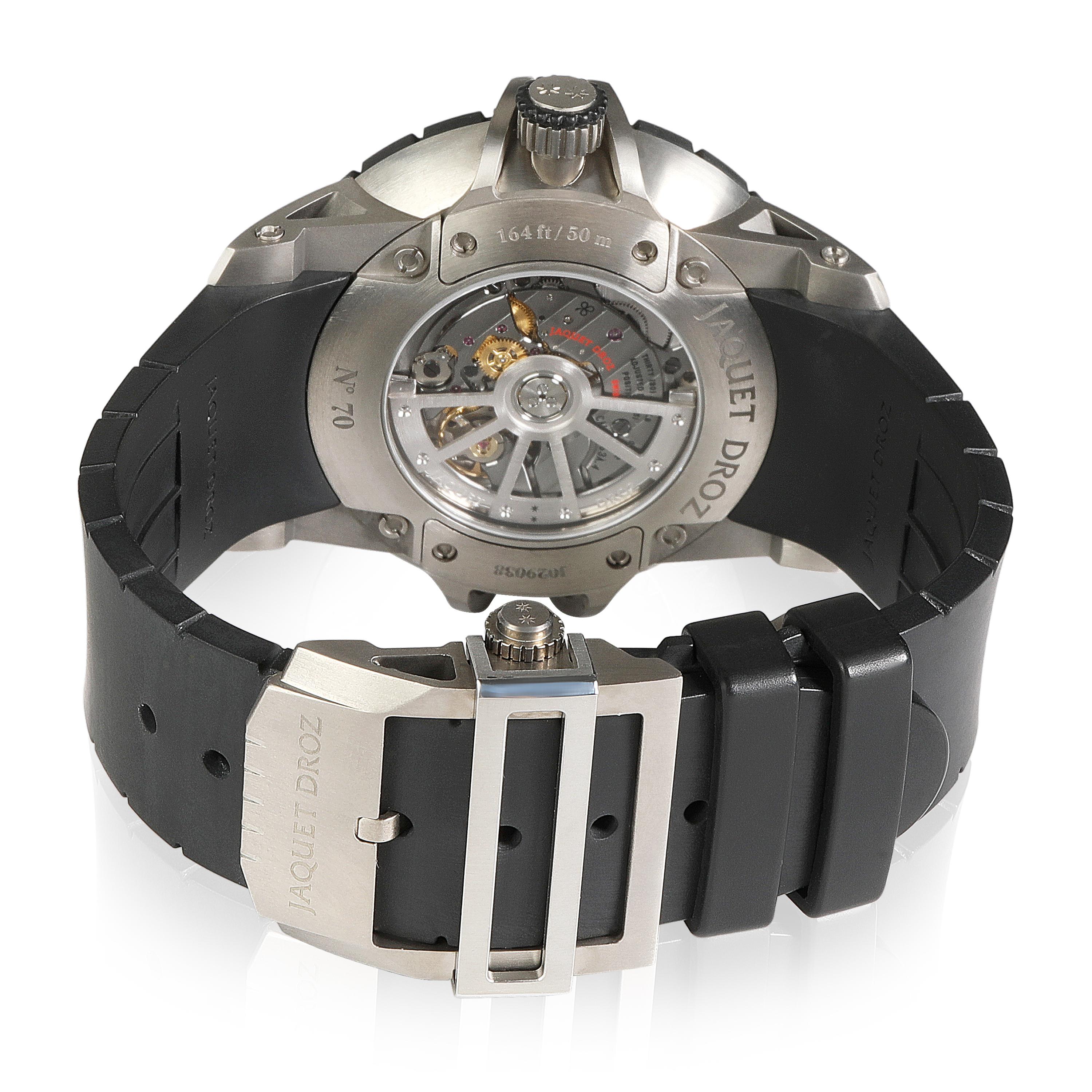 Montre pour homme Jaquet Droz Grande Seconde J029038408 en  Titane

SKU : 115392

DÉTAILS PRIMAIRES
Marque : Jaquet Droz
Modèle : Grande Seconde
Pays d'origine : Suisse
Type de mouvement : Mécanique : Automatique/Kinétique
Année de fabrication :