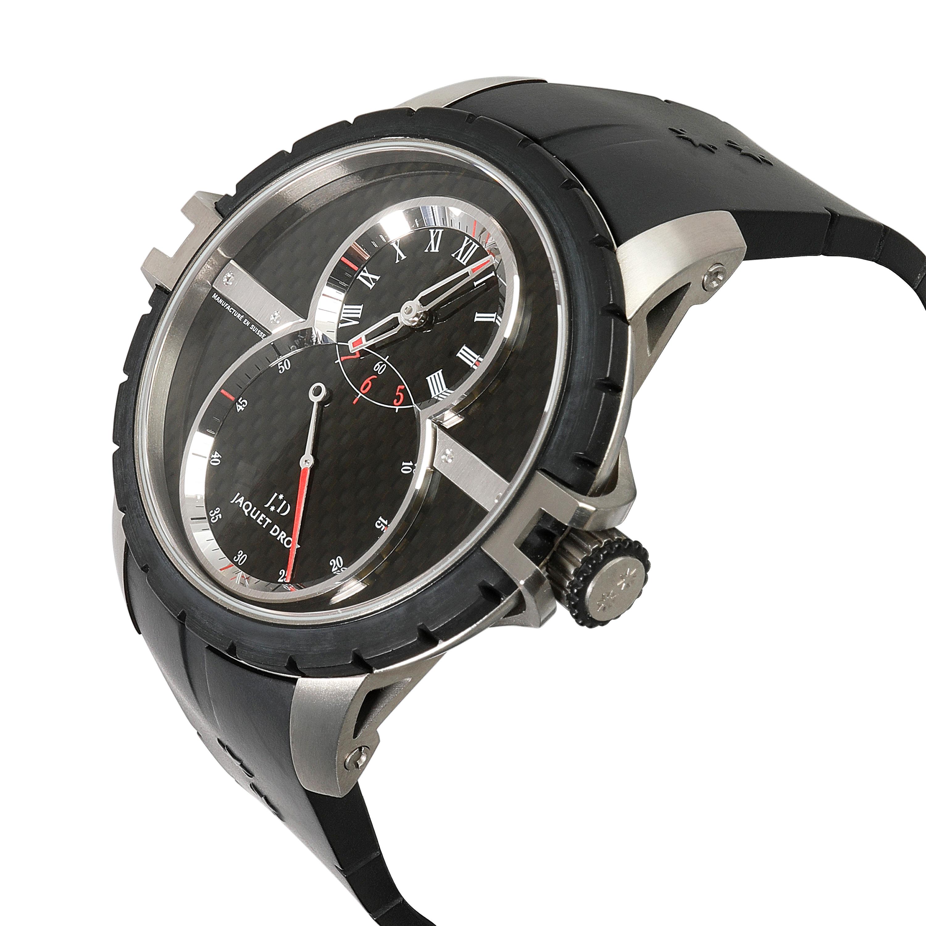 Jaquet Droz Grande Seconde Montre pour homme en titane J029038408 Excellent état à New York, NY