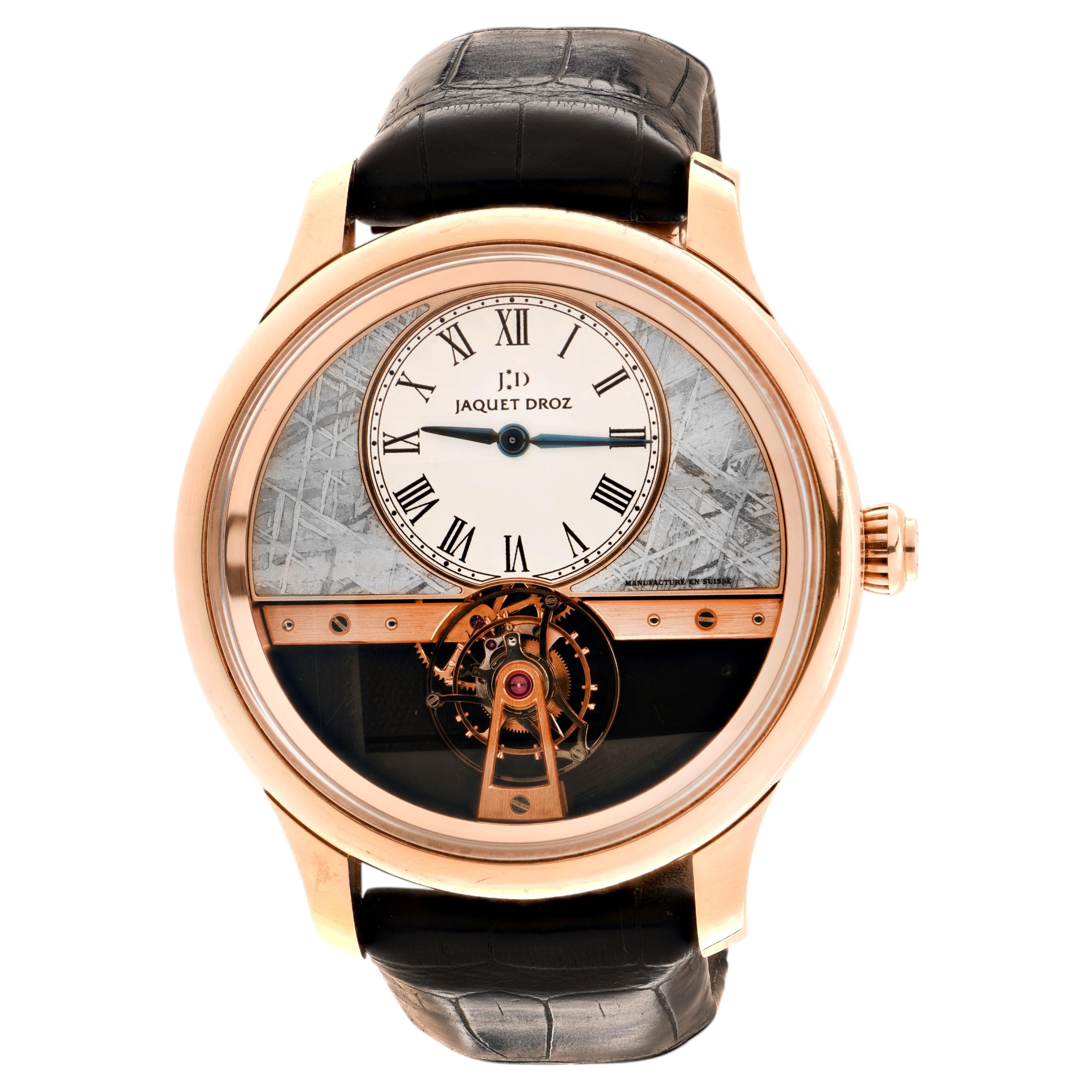 Reloj Jaquet Droz Tourbillon Meteorite de oro rosa en venta