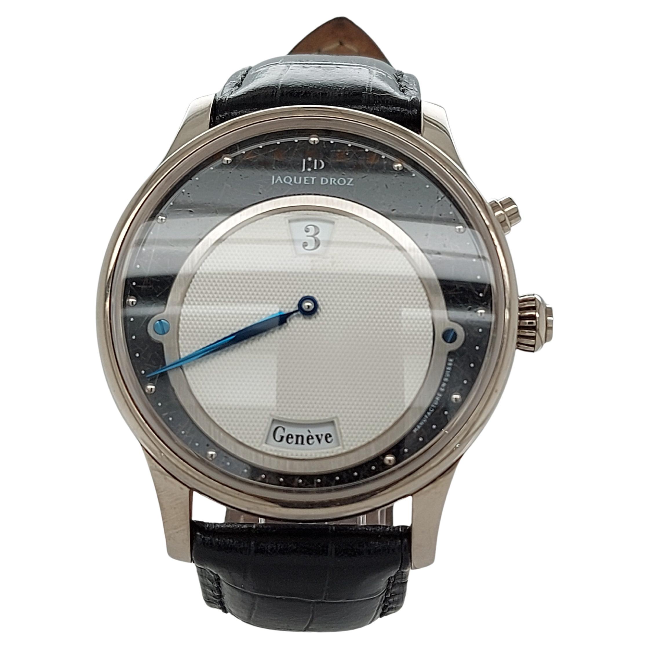 Reloj de pulsera Jaquez Droz Twelve Cities, oro blanco de 18 quilates, ¡limitado a 8 unidades!