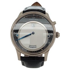 Reloj de pulsera Jaquez Droz Twelve Cities, oro blanco de 18 quilates, ¡limitado a 8 unidades!