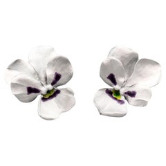 JAR Boucles d'oreilles Panse en aluminium et or