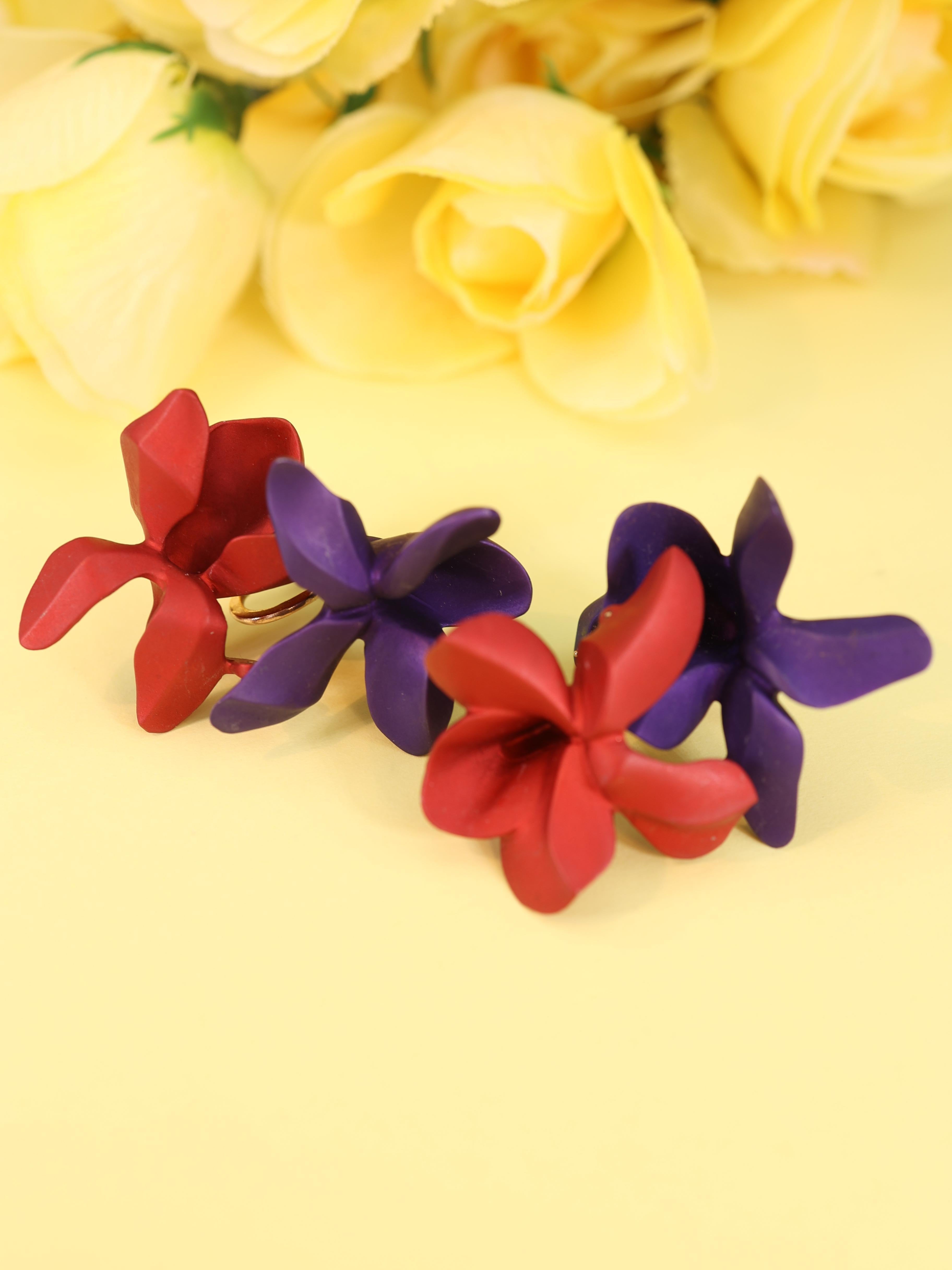 Women's JAR, Aluminum Violet Earrings For Sale