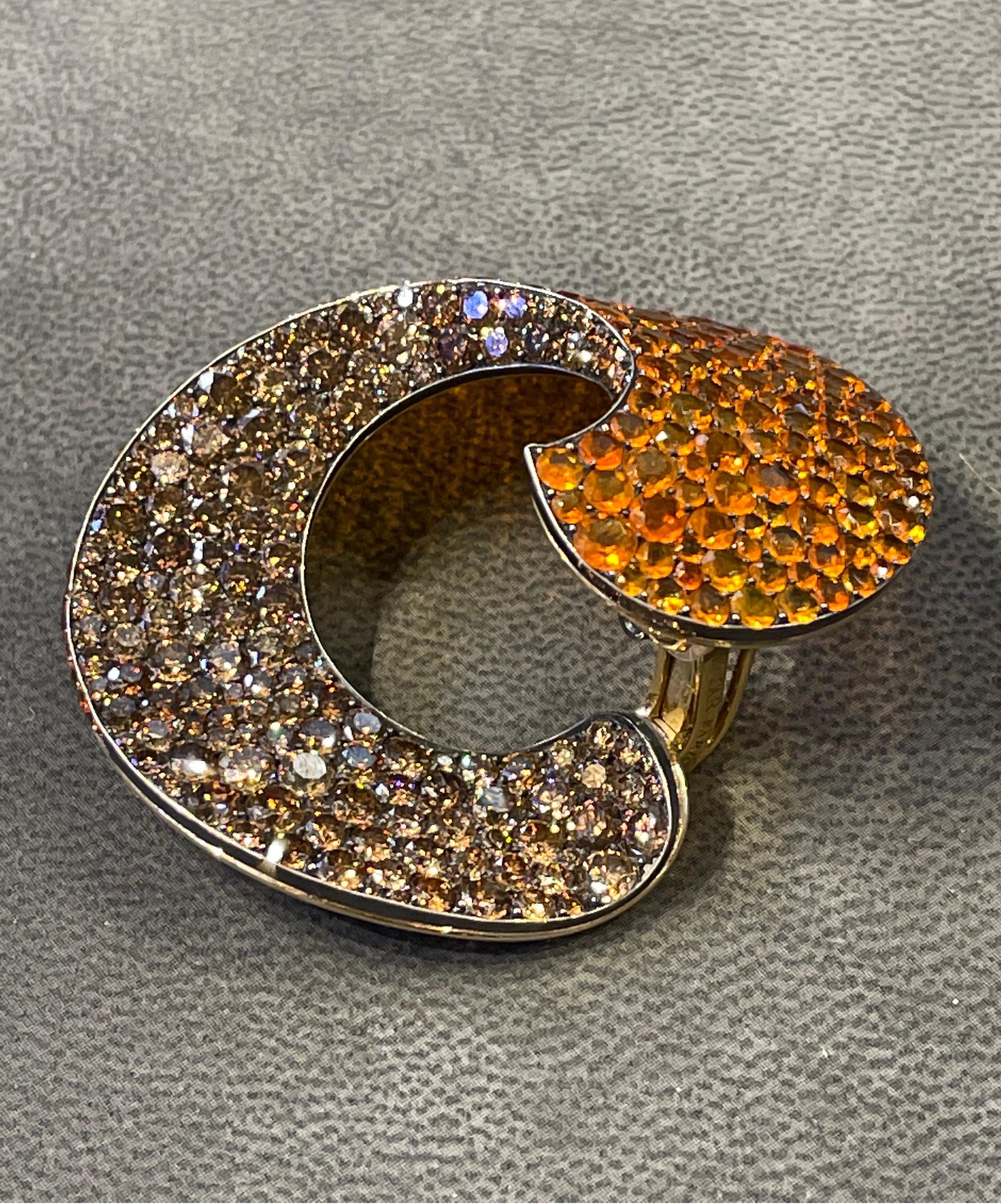 JAR Colored Diamond and Opal Earrings  7