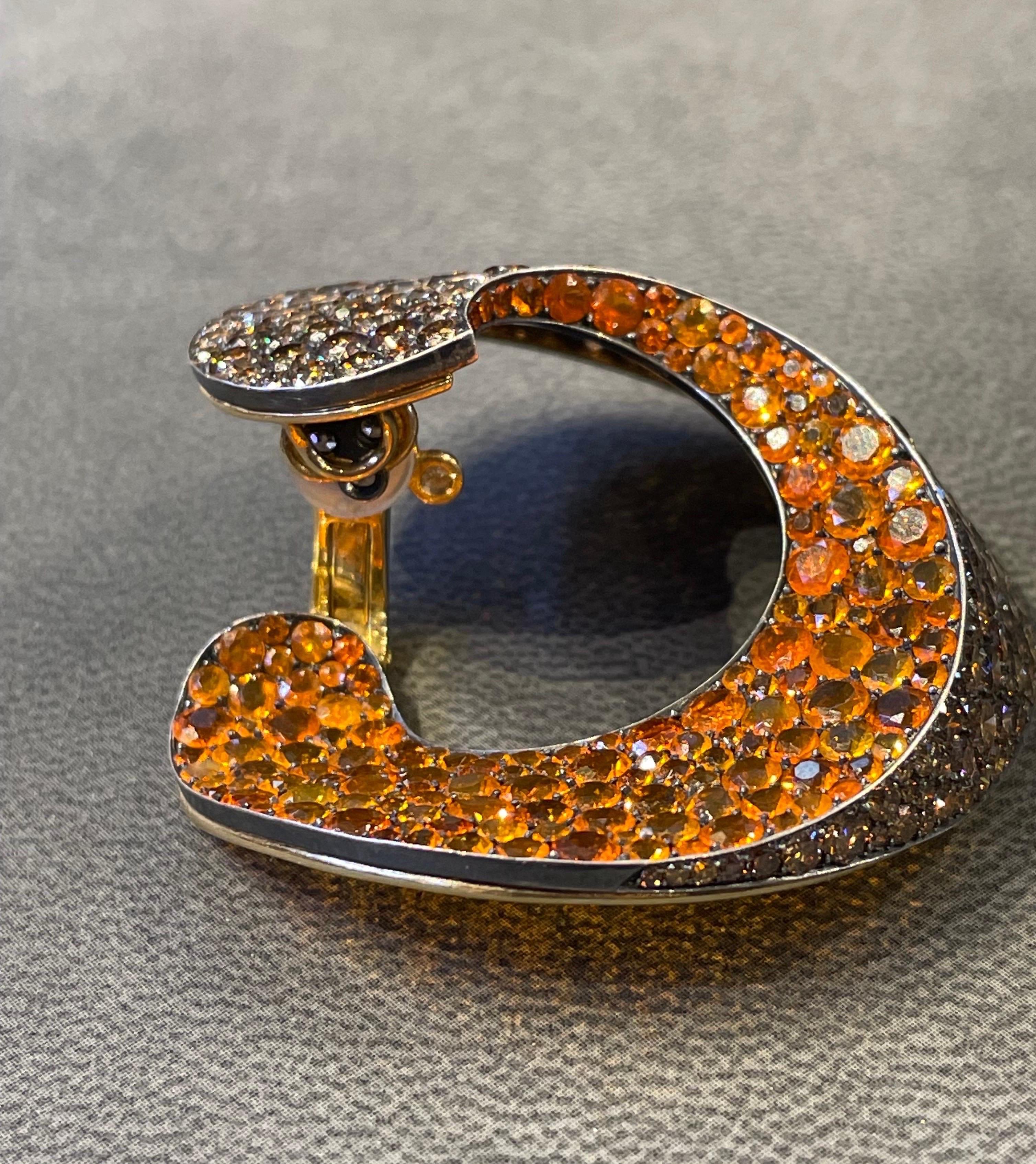 JAR Colored Diamond and Opal Earrings  9