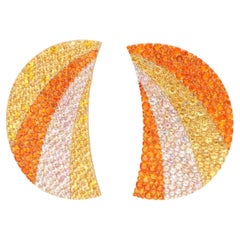 JAR Crescent Earrings