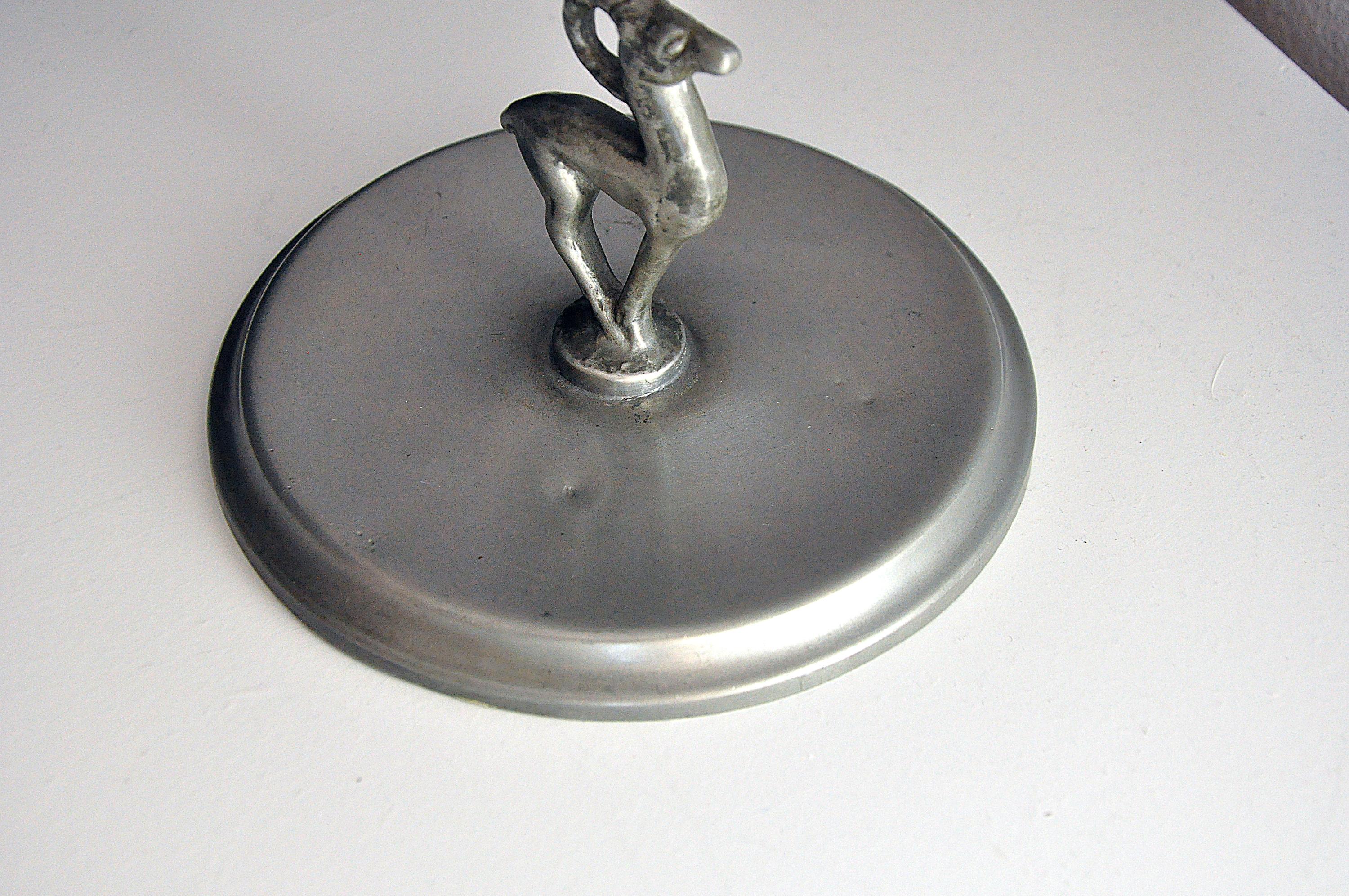 Vaso in peltro di Harald Nilsson per Konsthantverk, 1931 in vendita 2