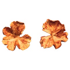 JAR Large Geranium Earrings