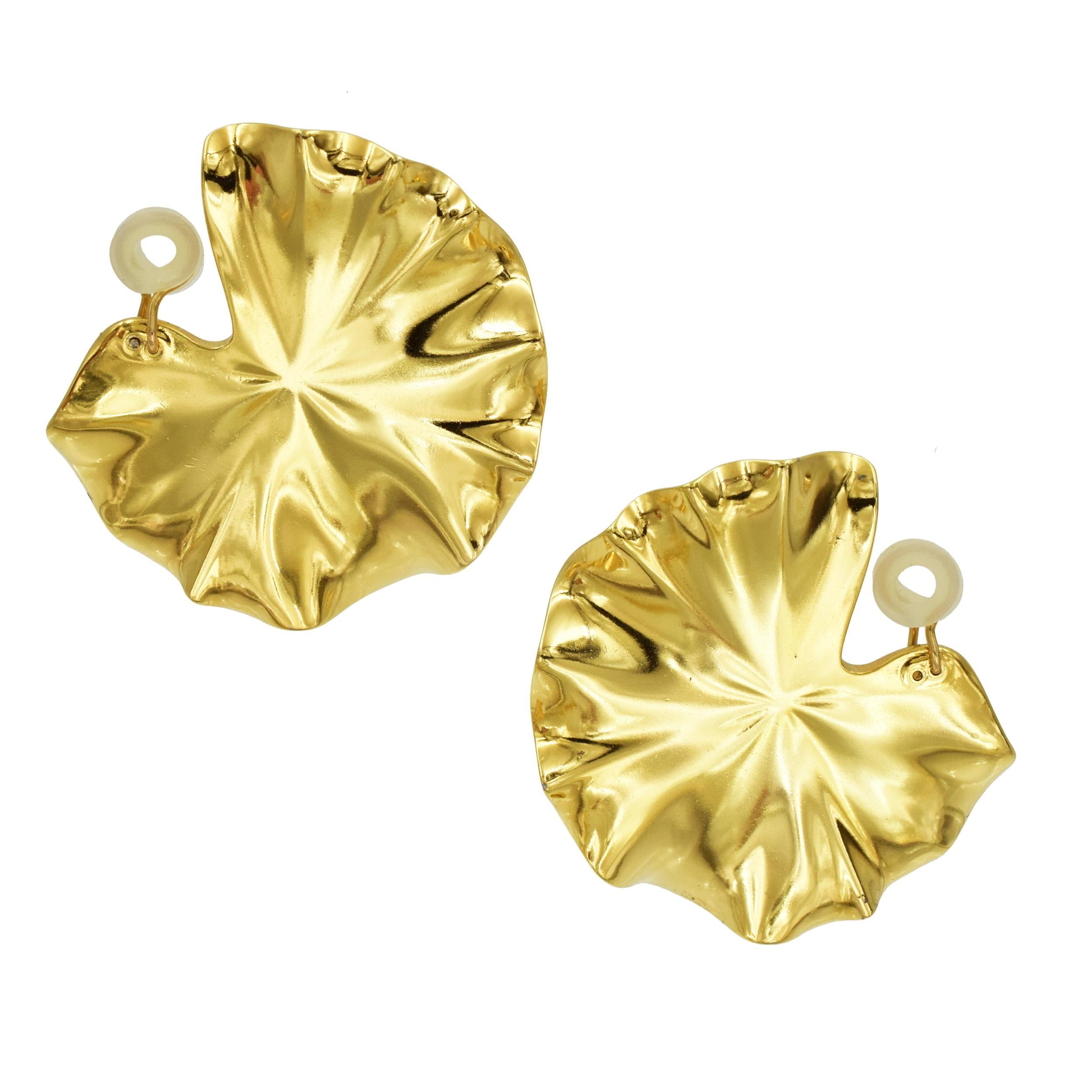 JAR ‘Lily Pad’  Earrings For Sale 7