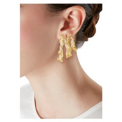 Vintage JAR ‘Lily Pad’  Earrings