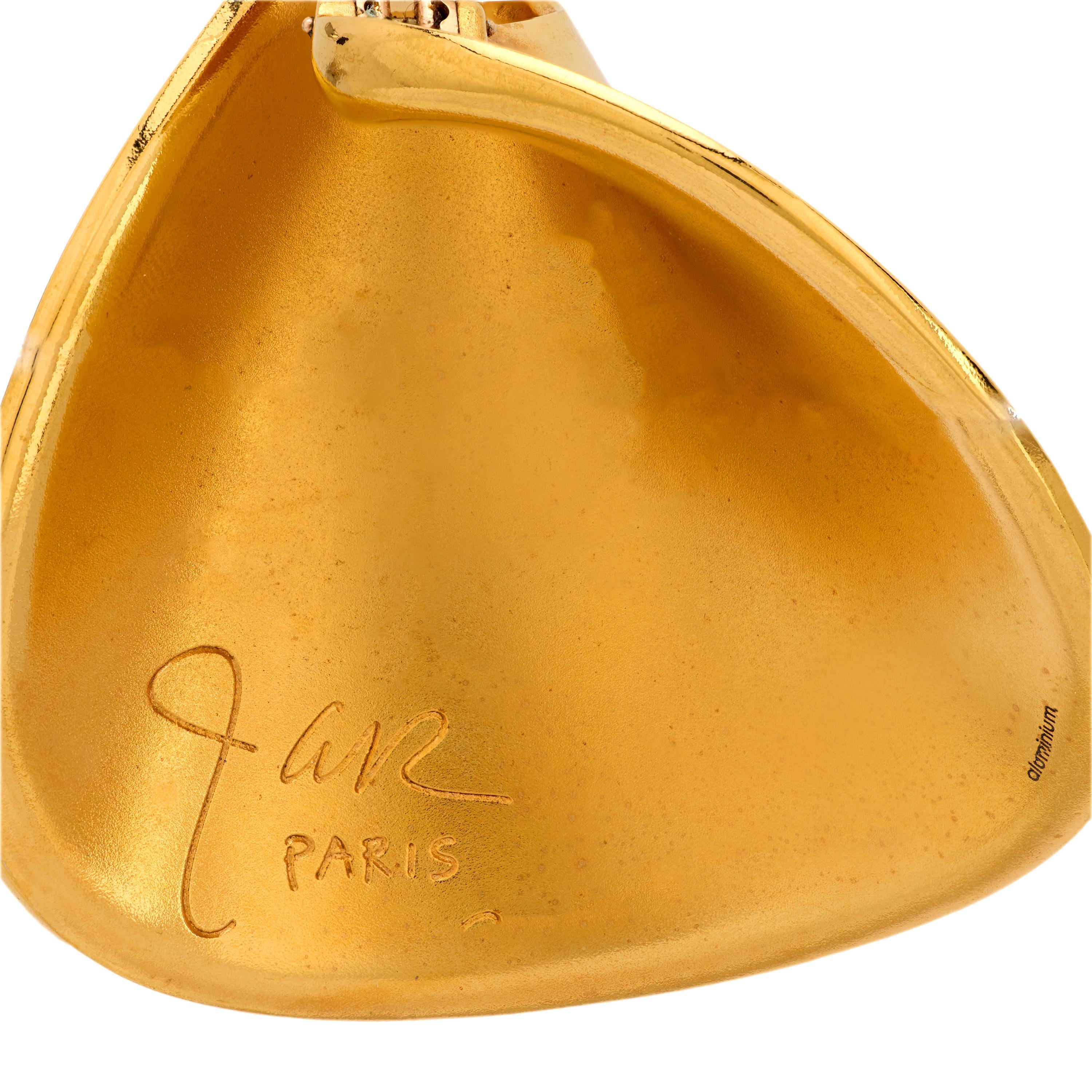 JAR Paris aluminum and 18k yellow gold 