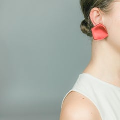 JAR Paris - Boucles d'oreilles en aluminium à pétales de rose