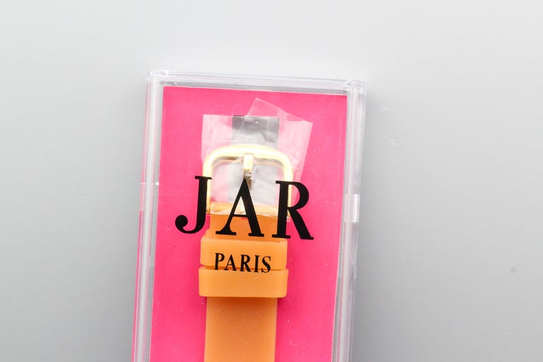 Jar Paris Met Museum Orange Honey Wrist Watch New in Box For Sale 1