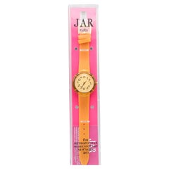 Jar Paris Met Museum Orange Honey Wrist Watch New in Box