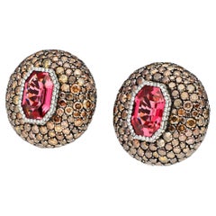 JAR PARIS Espinelas Octogonales y Pendientes de Diamante