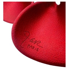 JAR Paris Rouge Aluminium Or Voiles Clips