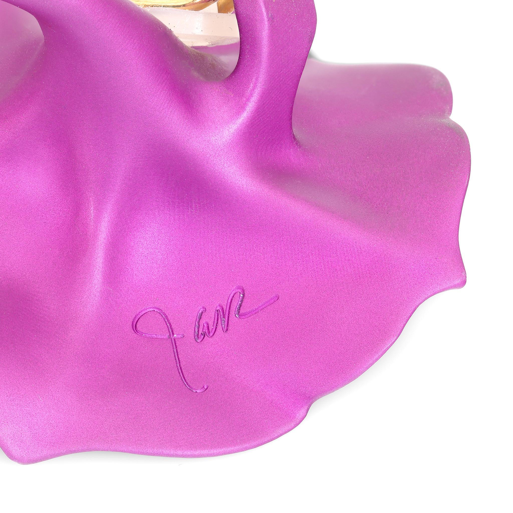 JAR Paris Ohrringe „Rosenthal Morning Glory“ aus Titan und 18k Gelbgold 2