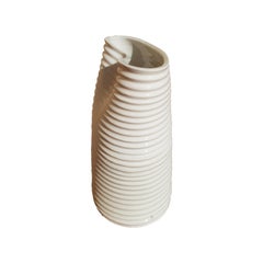 "Jar" Polished White Ceramic Table Lamp