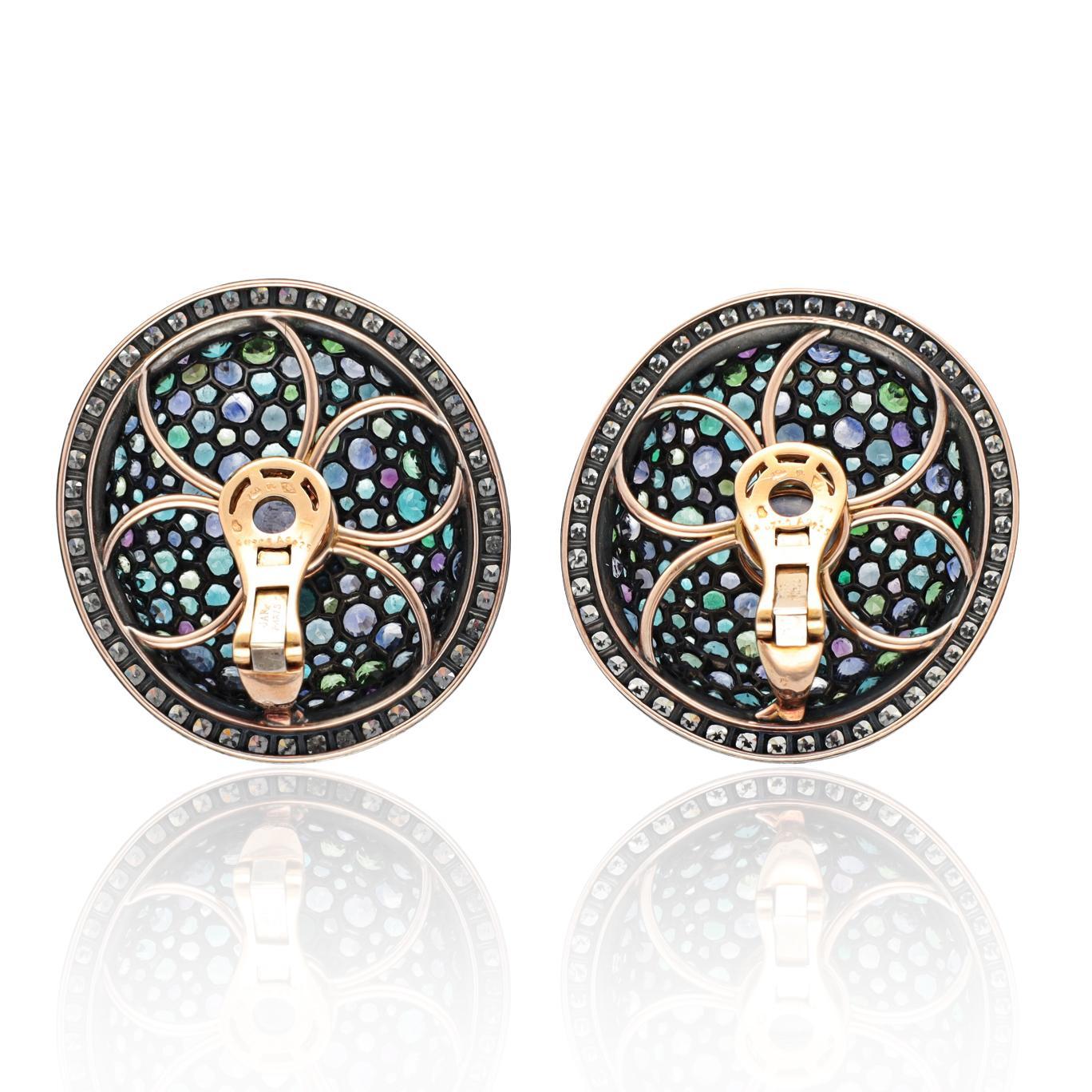 JAR 'Shield' Ear Clips Excellent état - En vente à New York, NY