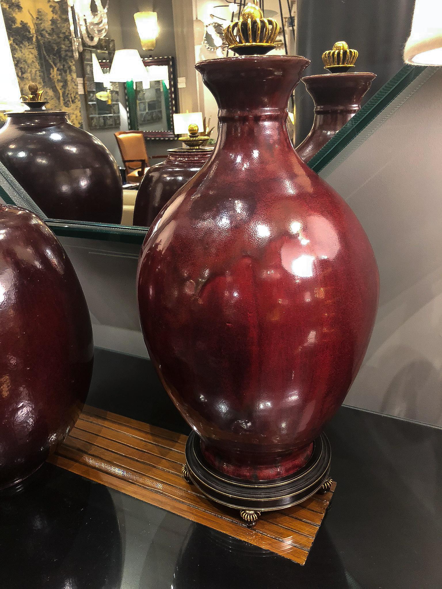 Jar with Lid and Stand by Carl Halier for Royal Copenhagen, Denmark, 1927 In Good Condition In New York, NY