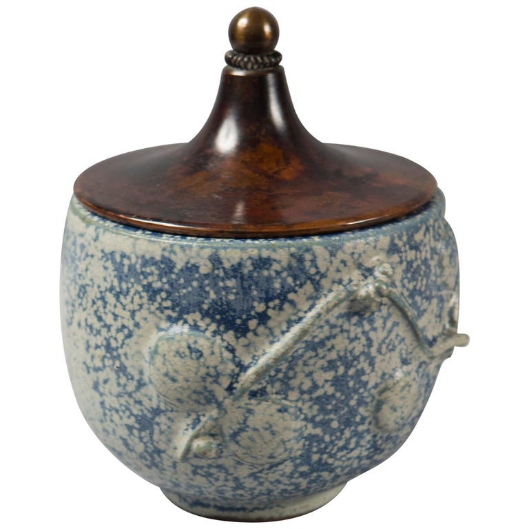 Jar with Lid by Arne Bang, Denmark, 1950s For Sale at 1stdibs