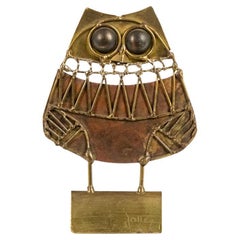 Jarcz. Brutalist owl sculpture. 1970s