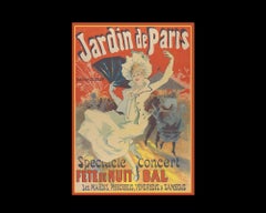 Jardin de Paris, after Vintage Art Poster, Belle Époque Era