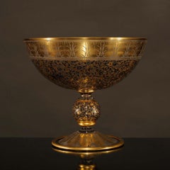 Jardin de Paul Glass Fruit Bowl by Vetrerie di Empoli