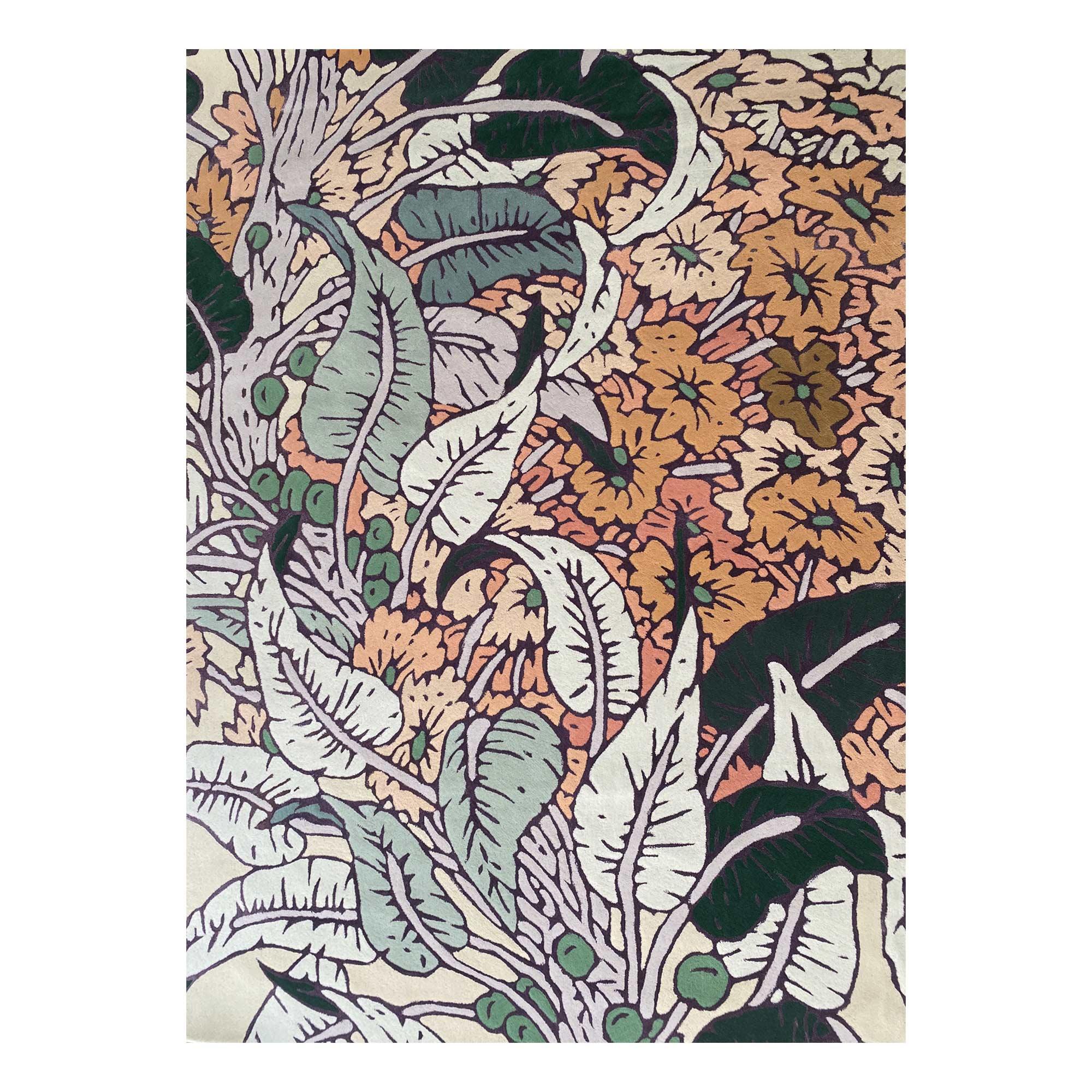 Jardin de Rocaille N°3 rug by Clément Vuillier 
Dimensions: D 240 x W 170 cm 
Materials: New Zealand wool and viscose. 
Also available in other colors, designs, and dimensions.


Jardin de Rocaille is a collection of seven pieces,