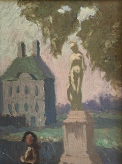 Jardin de Tuileries, tonale impressionistische Landschaft von Stuart C. Henry