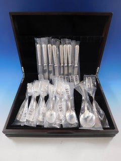 Jardin D'Eden Christofle Sterling Silver Flatware Set Service 26 pc Estate New