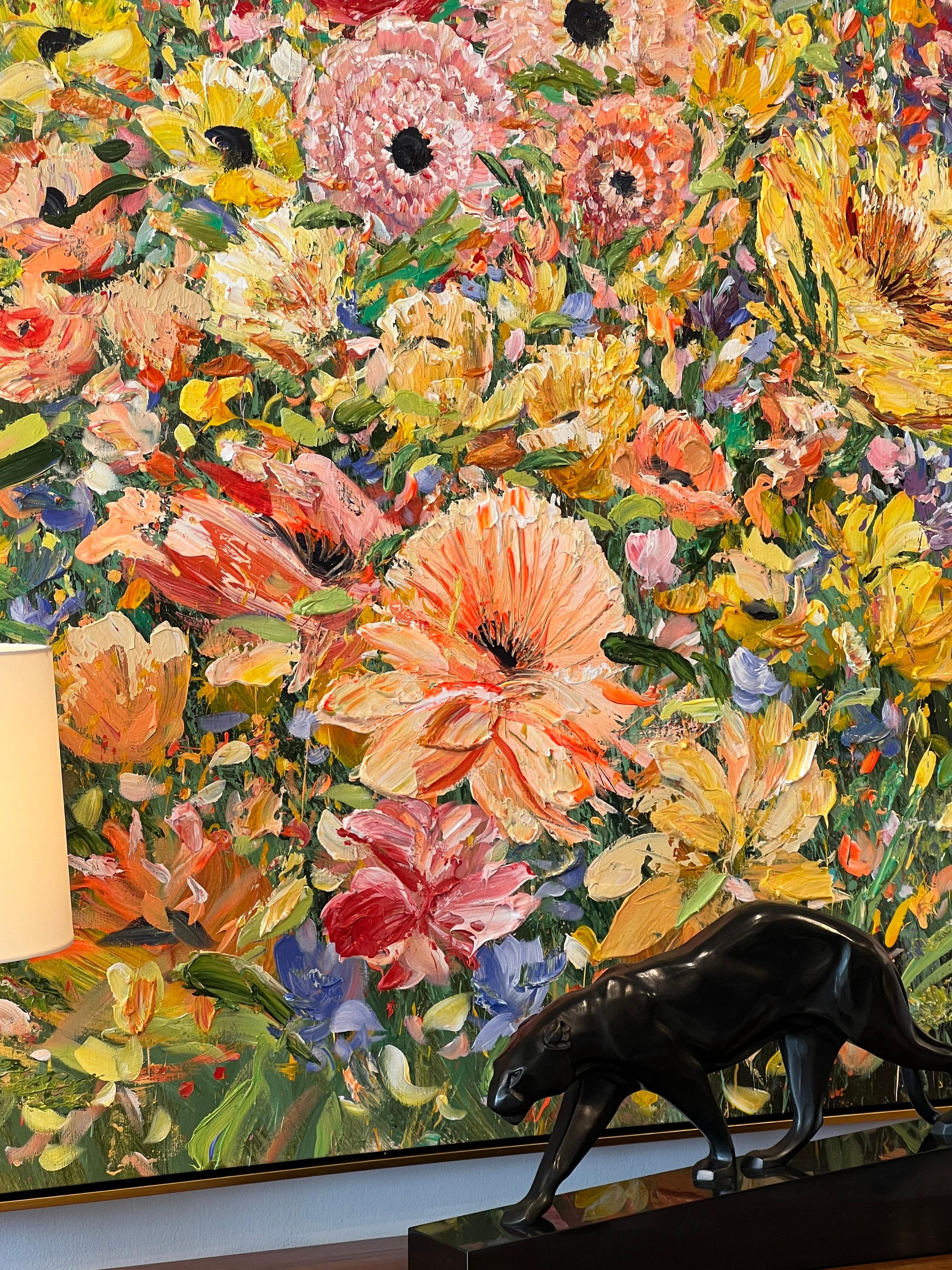 Jardin des Fleurs by Eric Alfaro In Excellent Condition For Sale In Miami, FL