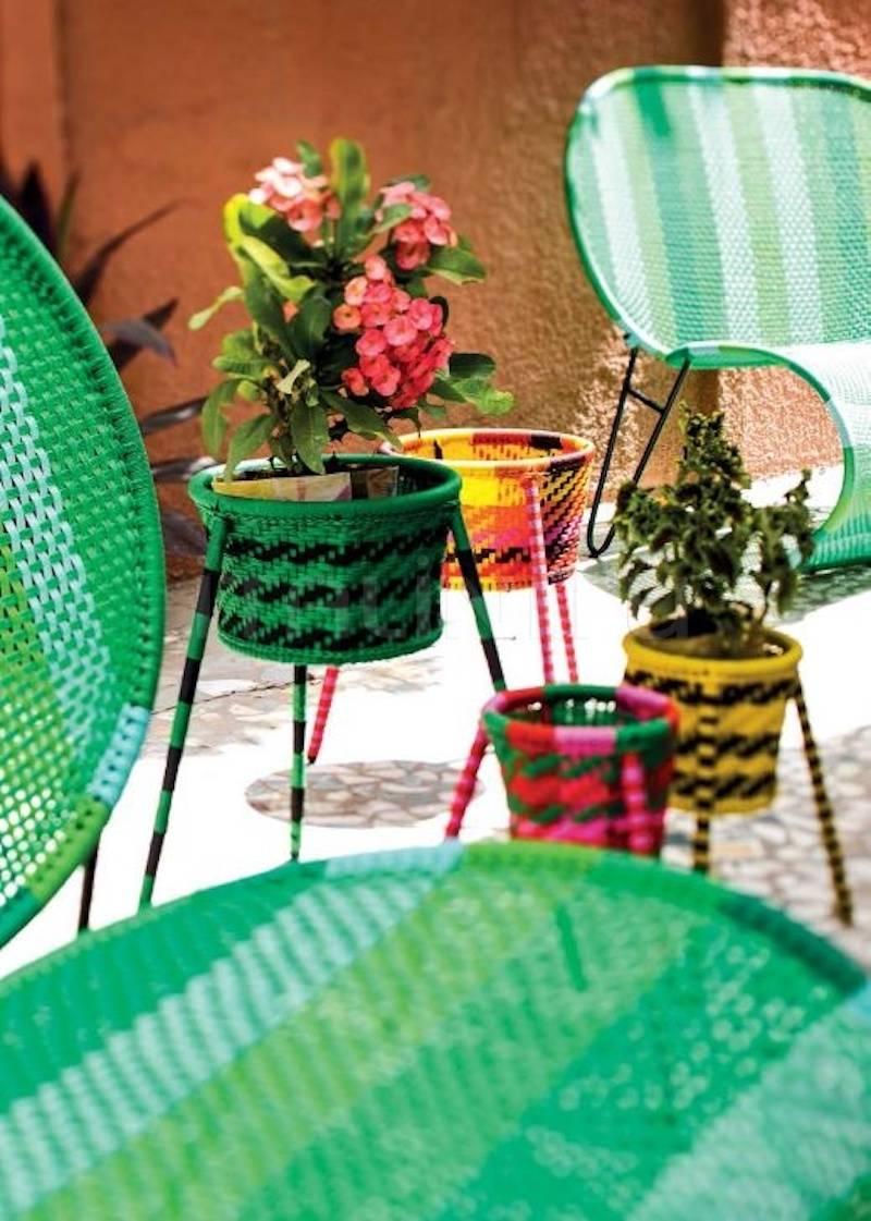 Jardin Suspendu Set of 4 Woven Baskets / Planters for Indoor and Outdoor.

Jardin Suspendu is part of the M’Afrique collection by Italian furniture manufacturer Moroso. Jardin is a range of baskets conceived by the designer Concetta Giannangeli and