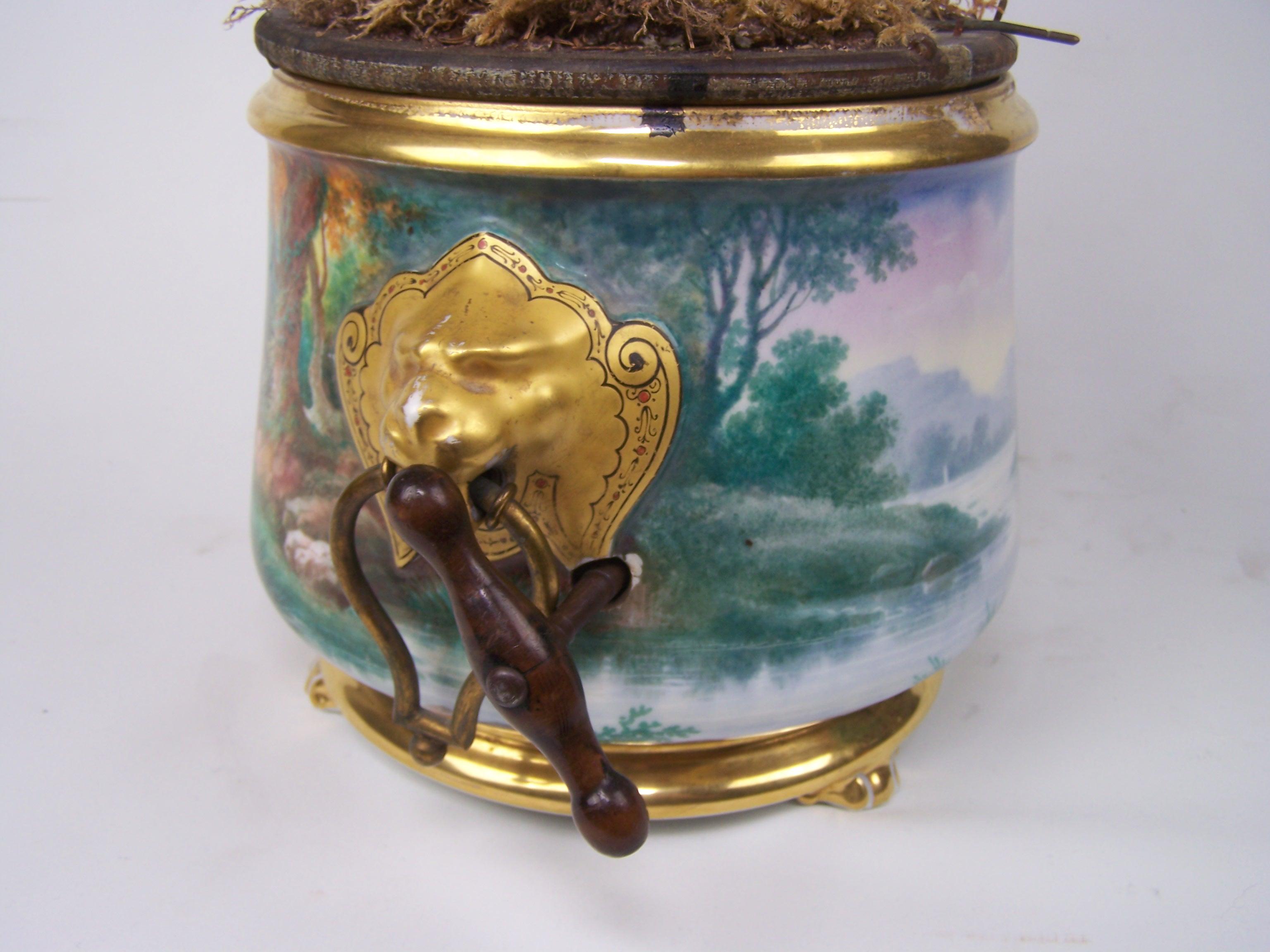 Jardinière Automaton Singvogel von Bontems (Spätviktorianisch) im Angebot