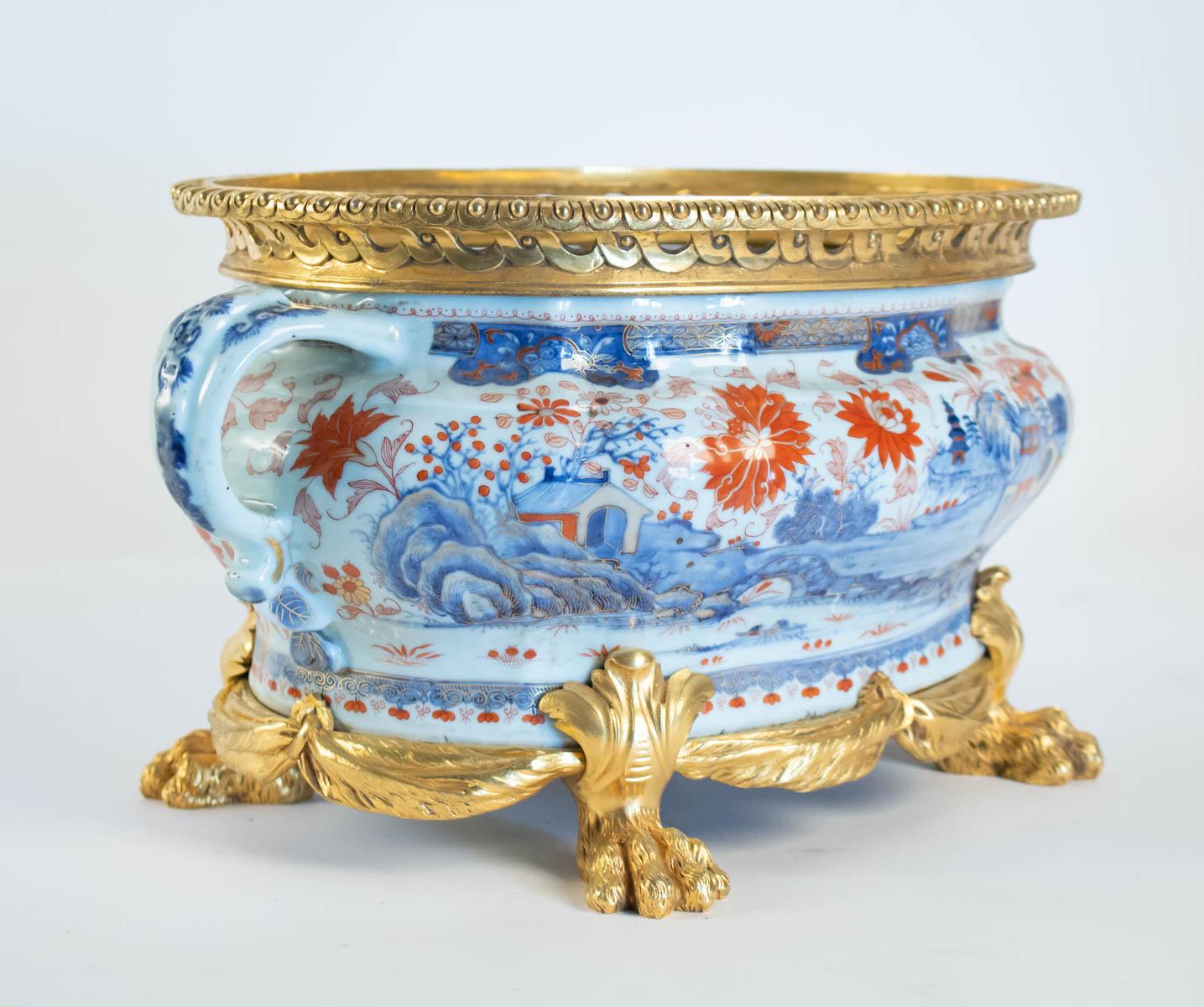 Jardiniere In Bayeux, Gilt Bronze Rise, Mid-19th Century 5