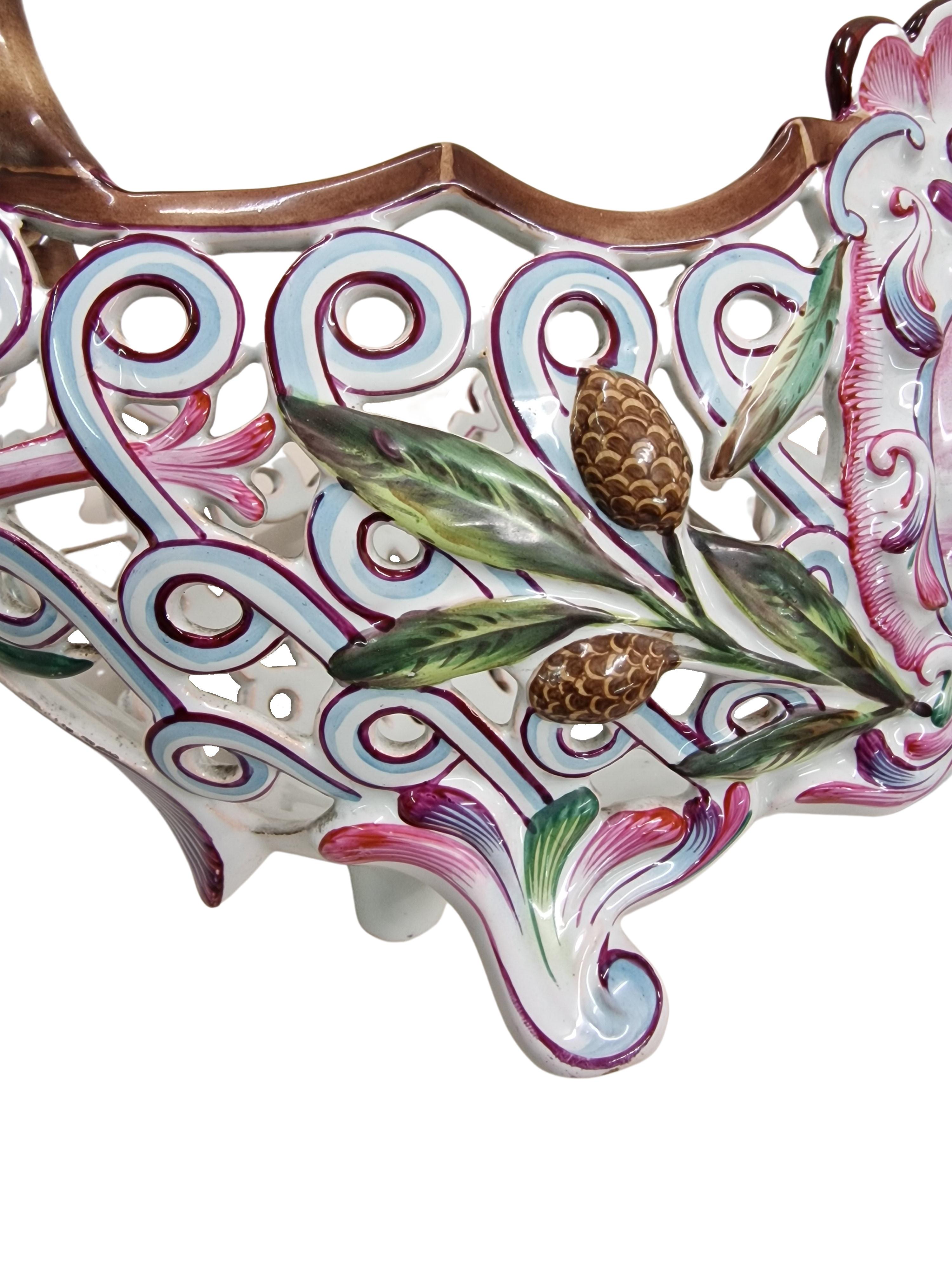 Blumentöpfer, Manufacture Saint Cloud, ~1900, Keramik/Majolika, Frankreich (Französisch) im Angebot