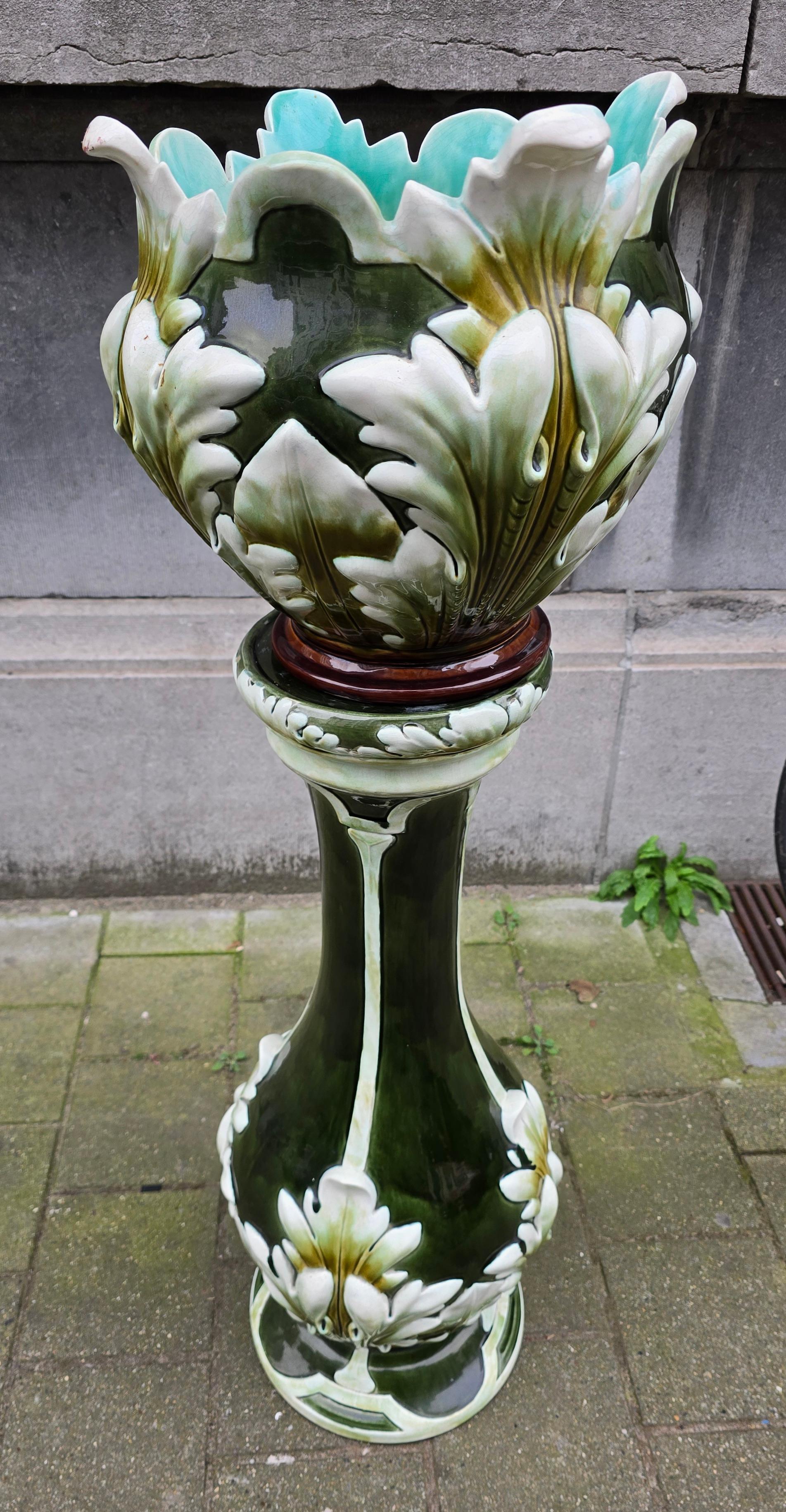 Jardinière sur Stand en céramique Bon état - En vente à Antwerp, BE